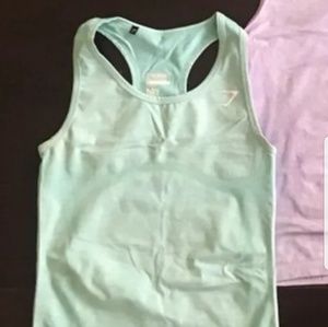 Gymshark Seamless Light Blue Tank